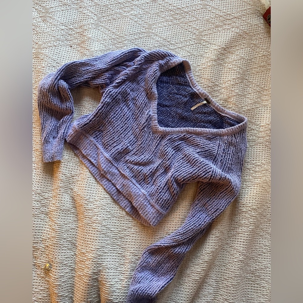 FREE PEOPLE soft lilac sweater
